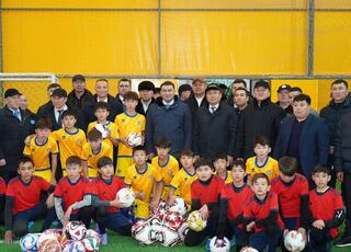 ТУРКЕСТАН: В КАЗЫГУРТСКОМ РАЙОНЕ ОТКРЫЛСЯ СОВРЕМЕННЫЙ СПОРТИВНЫЙ КОМПЛЕКС