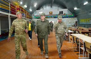 Аким ВКО ознакомился с ходом учений теробороны в приграничном Зайсанском районе