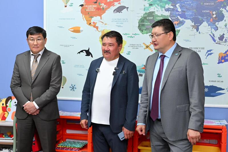 Аким области ознакомился с работой детского сада «Zhuldyz-Ardak» в Семее
