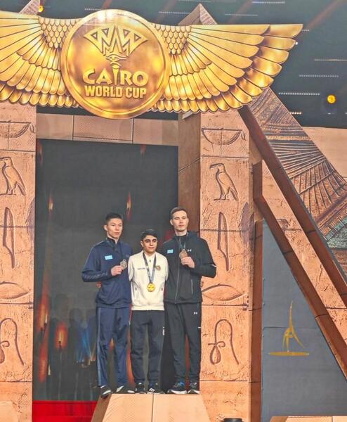 Алматинские гимнасты завоевали медали на этапе Кубка мира в Каире