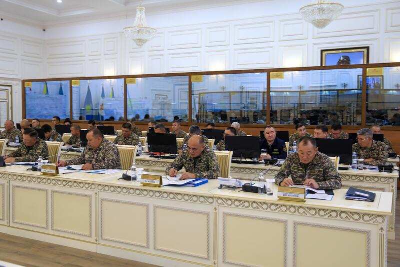 На коллегии Министерства обороны подведены итоги учения «Батыл Тойтарыс»