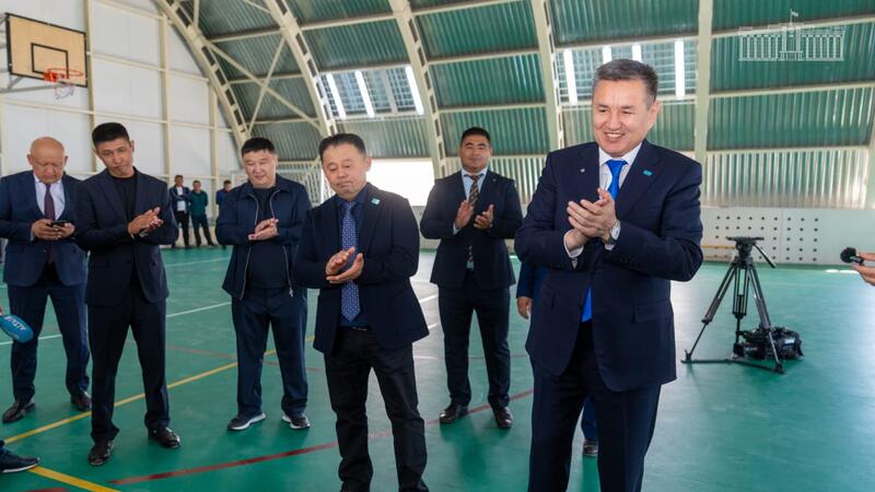 В Маркакольском районе открыт новый спортивный модуль