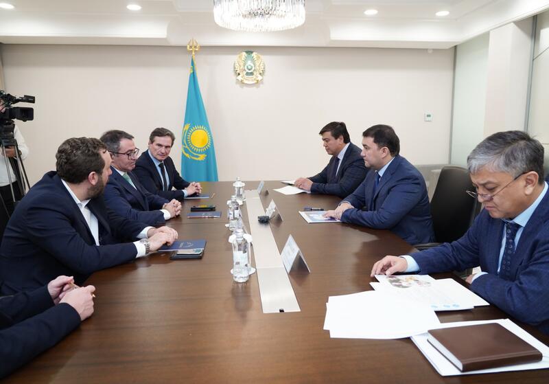 АКИМ ТУРКЕСТАНСКОЙ ОБЛАСТИ НУРАЛХАН КУШЕРОВ ВСТРЕТИЛСЯ С ПРЕДСТАВИТЕЛЯМИ ИСПАНСКОЙ КОМПАНИИ