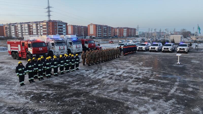 Глава МЧС открыл новую пожарную часть в Северо-Казахстанской области