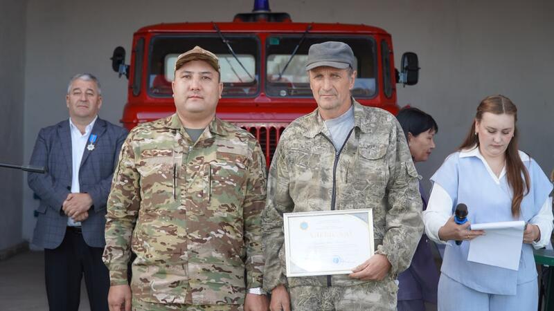 В Казахстане открыто 276-е добровольное пожарное формирование «Ауыл құтқарушылары