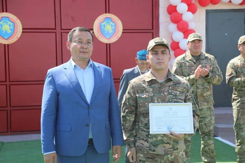 В селах Камыстыбас и Жанкожа батыр открылись пожарные посты