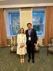 Двусторонняя встреча с Генеральным секретарем Всемирной метеорологической организации