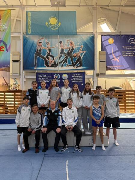 Гимнасты Алматы завоевали 20 медалей и стали первыми в командном зачете