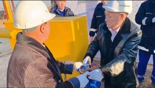 В село Кожасай дали газ