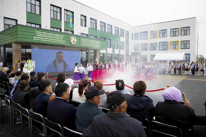 Две новые школы открылись в Алматинской области