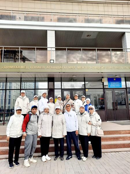 В Астане пенсионеры организовали познавательное мероприятие для школьников