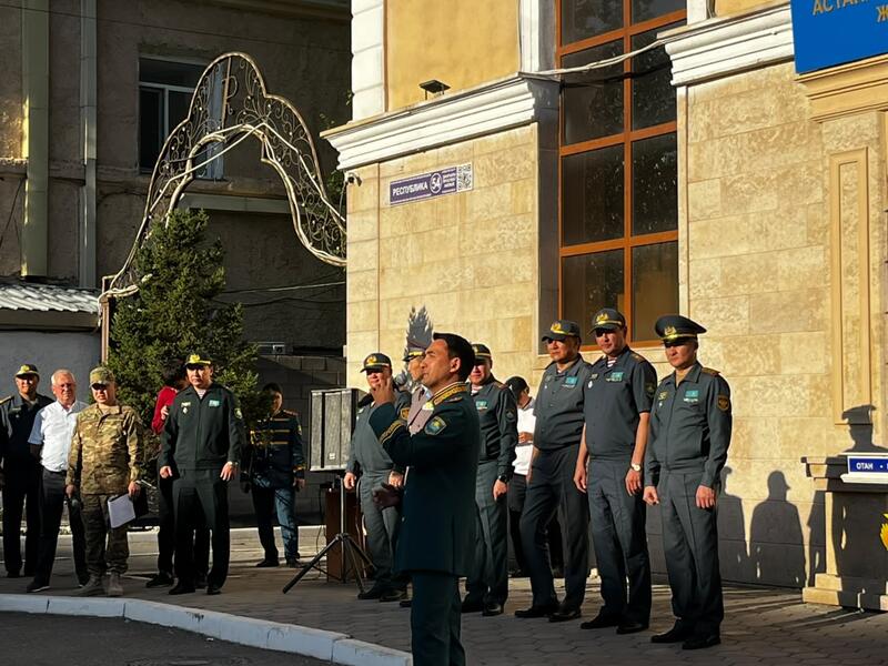 В Астане состоялись торжественные проводы призывников в ряды Национальной гвардии
