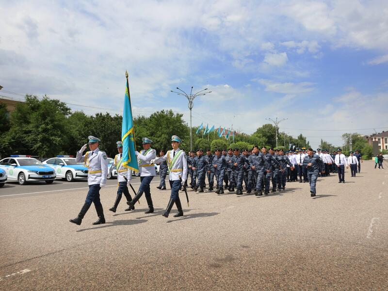Автопарк полиции Жамбылской области пополнился 88 новыми автомобилями