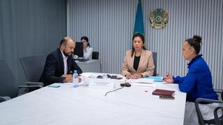 Вице-министр юстиции РК Ботагоз Жакселекова провела личный прием граждан в Центре приема граждан