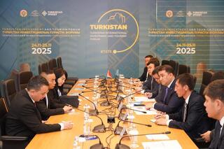 АКИМ ТУРКЕСТАНСКОЙ ОБЛАСТИ ВСТРЕТИЛСЯ С РУКОВОДИТЕЛЯМИ И ИНВЕСТОРАМИ ИНОСТРАННЫХ КОМПАНИЙ