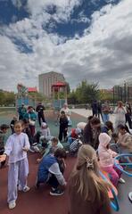 Новый сквер открыли в преддверии Дня Конституции в Астане