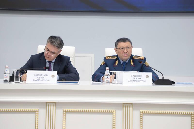 Глава МВД Ержан Саденов посетил Атыраускую область с рабочим визитом