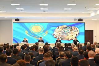 По поручению Главы государства Олжас Бектенов представил активу Кызылординской области нового акима региона