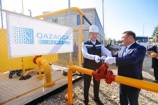 В село Аккайын Целиноградского района подан газ