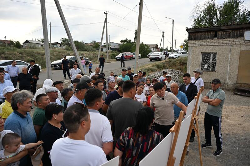 Ернат Бәзіл: в дачном массиве «Мерекелік» будет проложено более 30 километров газовых сетей