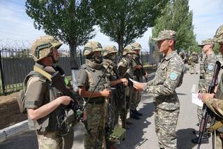 Будущие военные специалисты КазУТБ прошли первую полевую практику