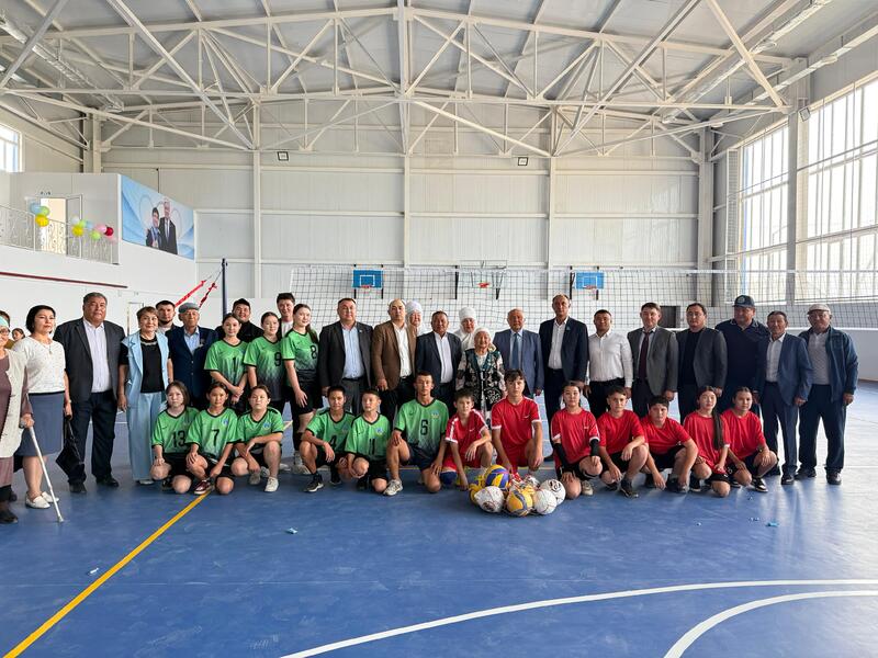 В Мойынкумском районе открыт новый спортивный комплекс