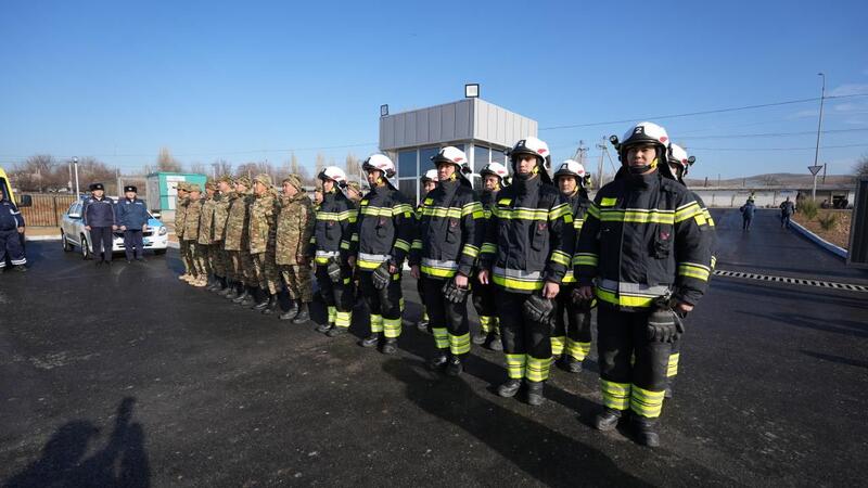 В ШЫМКЕНТЕ ОТКРЫТЫ ПЕРВЫЕ В РЕСПУБЛИКЕ УНИВЕРСАЛЬНЫЕ КОМПЛЕКСЫ ЭКСТРЕННЫХ СЛУЖБ