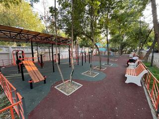 В Ауэзовском районе Алматы появилась новая зона отдыха и спорта