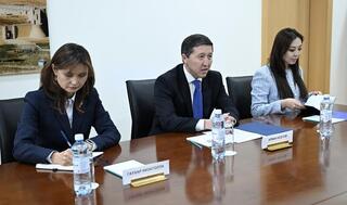 В МИД Казахстана прошла встреча с новым главой Офиса программ ОБСЕ в Астане