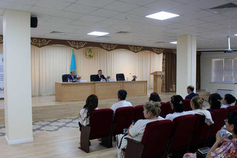 Встреча вице-министра финансов Республики Казахстан Ержана Биржанова с жителями Мангистауской области