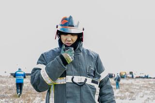 В Астане прошли пожарно-тактические учения по тушению лесостепных пожаров