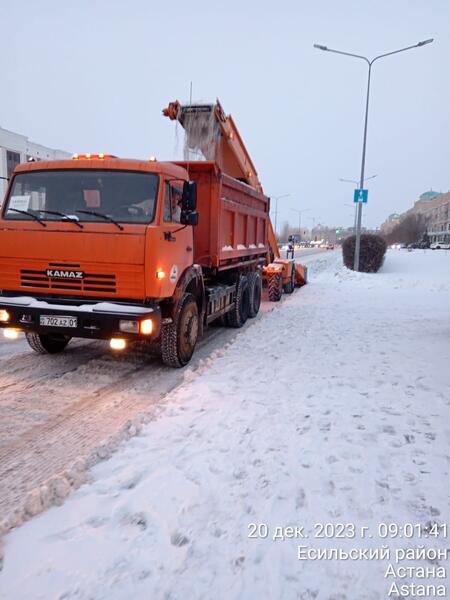 Свыше 3600 грузовиков снега вывезли из Астаны за ночь: Город Астана, 20  Декабря 2023 года - новости на сайте gurk.kz