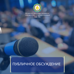 Публичное обсуждение результатов внутреннего анализа коррупционных рисков.