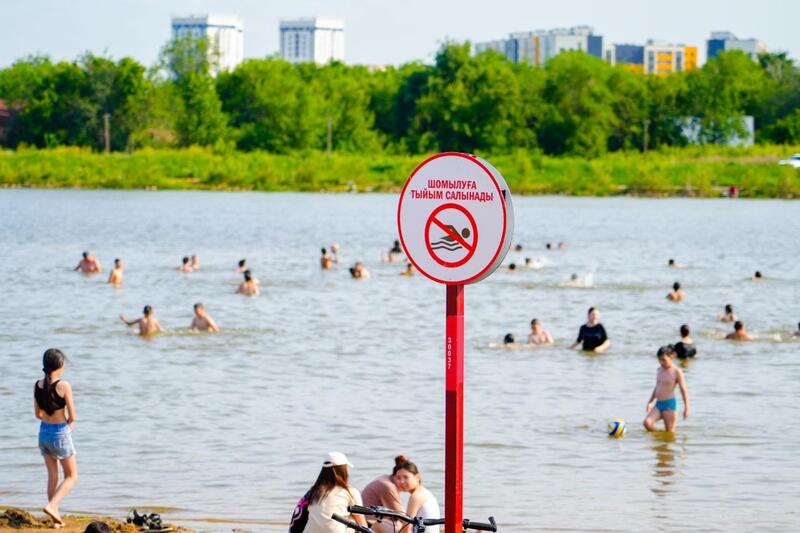 Рейды, патрули, беседы: как в Астане обеспечивают безопасность на пляжах