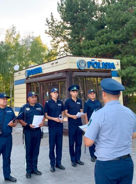 Рейд по обеспечению общественного порядка и чистоты провели в столичном парке «Жерұйық»