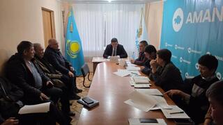 Приём акима города в филиале партии «Amanat»