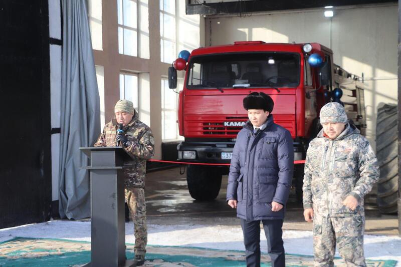 В Кокпектинском и Бескарагайском районах открыты пожарные посты