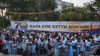 В Карагандинской области отпраздновали 70-летие Приозёрска