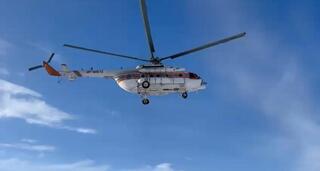 Вертолет МЧС срочно доставил беременную женщину в больницу