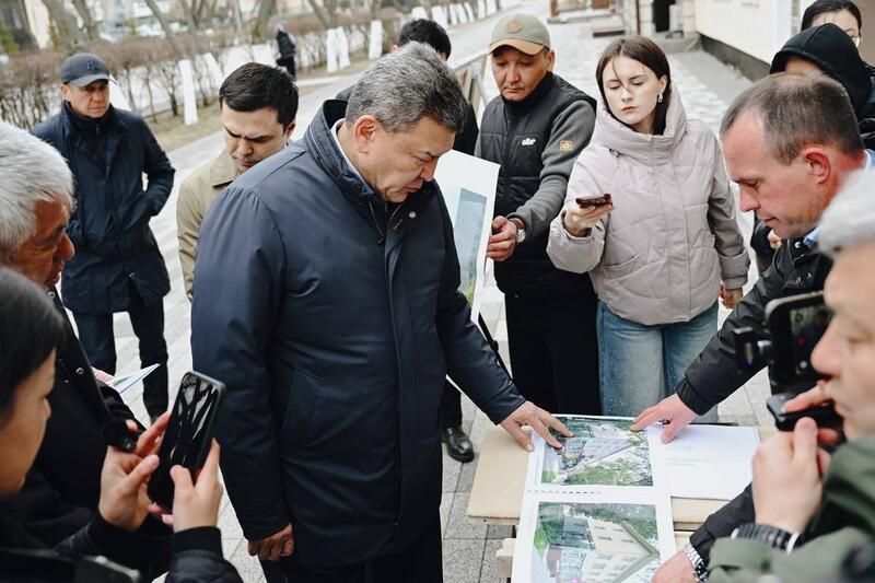 В Петропавле начался второй этап реконструкции главной улицы города