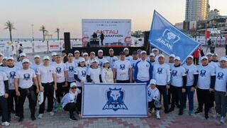 Полицейские приняли участие в полумарафоне 