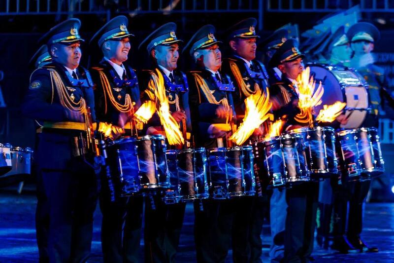 Творческий коллектив Вооруженных сил Казахстана вызвал фурор на Красной площади в Москве