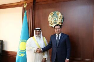 Министр энергетики Казахстана Ерлан Аккенженов провёл встречу с Генеральным секретарём ОПЕК Его Превосходительством Хайcамом аль-Гайсом в Астане