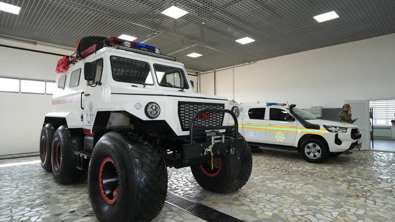 Впервые в истории независимости в посёлке Жайрем открыто универсальное спасательное подразделение