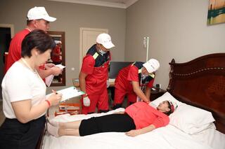 Бригада скорой медицинской помощи области Абай заняла II место на международном чемпионате