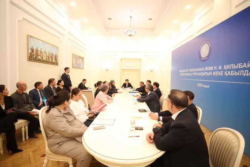 Нурдаулет Килыбай провёл личный приём жителей Актау