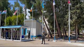 Государственный флаг Казахстана поднят на Голанских высотах