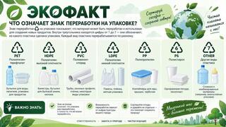 ЭКОФАКТ | Что означает знак переработки на упаковке?