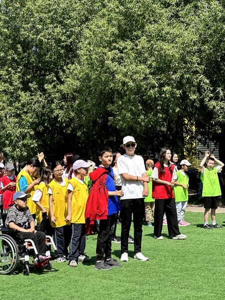 День защиты детей: инклюзивные спортивные состязания провели в Астане