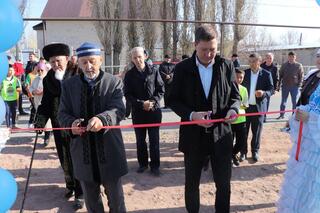 В Жуалынском районе открыты новые спортивные объекты